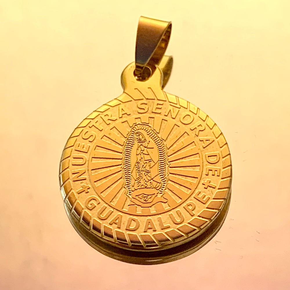Image of Nuestra Señora de Guadalupe micro Medallion 