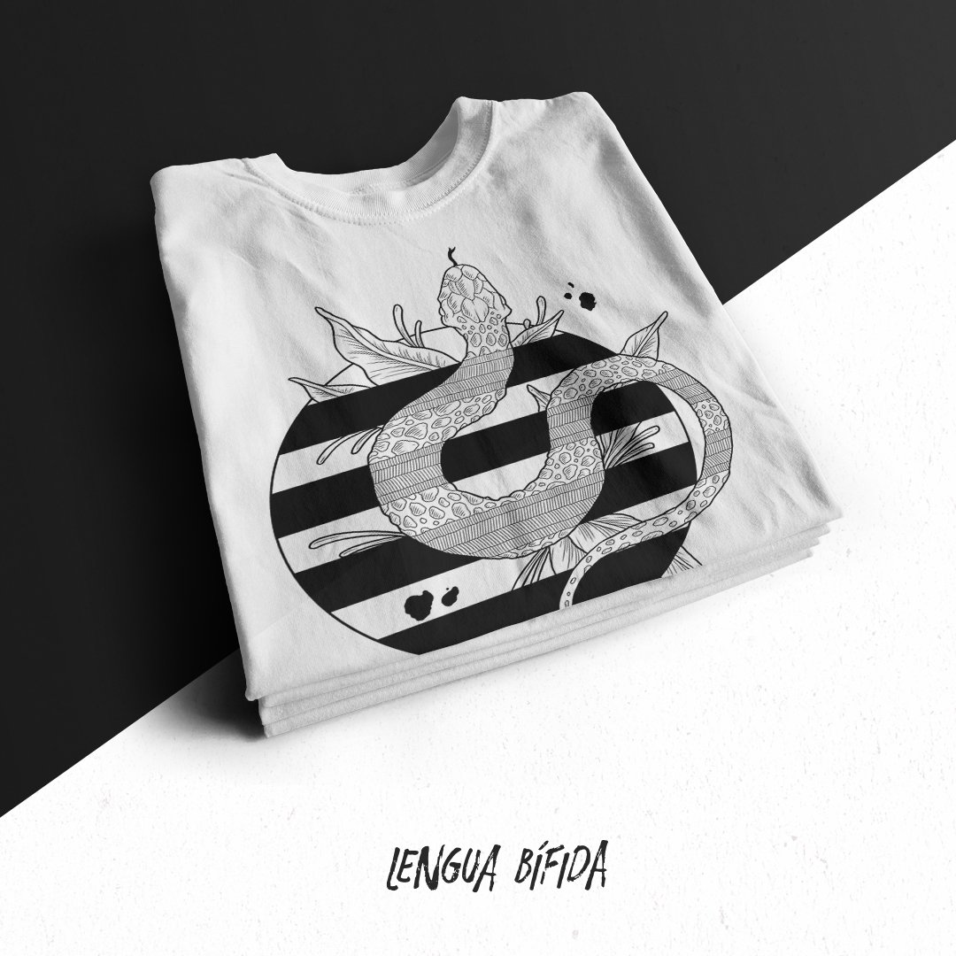 Image of Camiseta "Lengua Bífida" Unisex