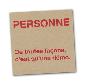 Image of Personne - De Toutes Façons, C'est qu'une Démo.