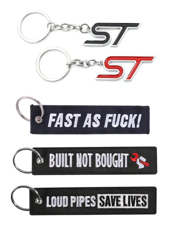 Keyrings + Missile Pull Jet Tags