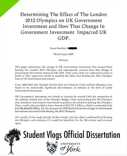 Dissertation and Thesis - Design and Print Solutions, University of York