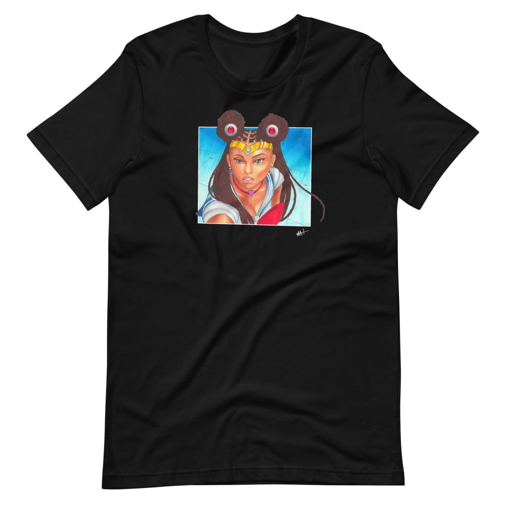 Image of Black Sailor Moon T-shirt Black