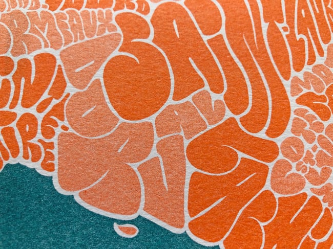 "MTL Boroughs" Riso Print (limited edition) - 2020