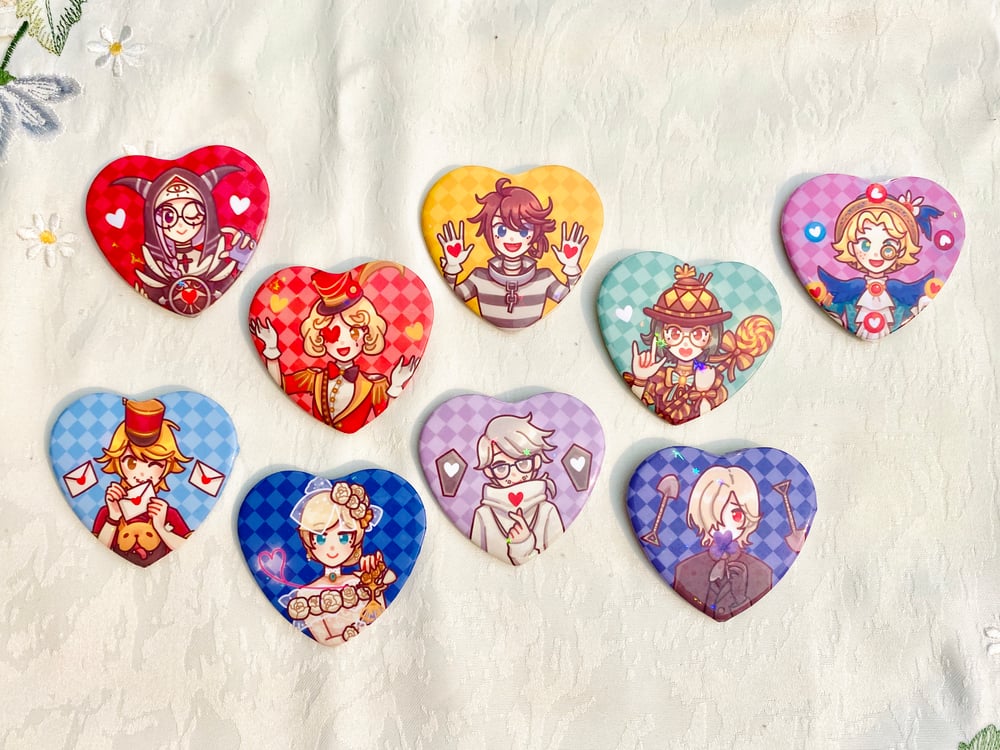 IDV: Holographic Heart Buttons