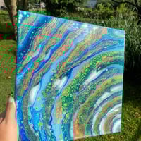 Image 2 of “Tidal Chimera” Fluid Painting Painting