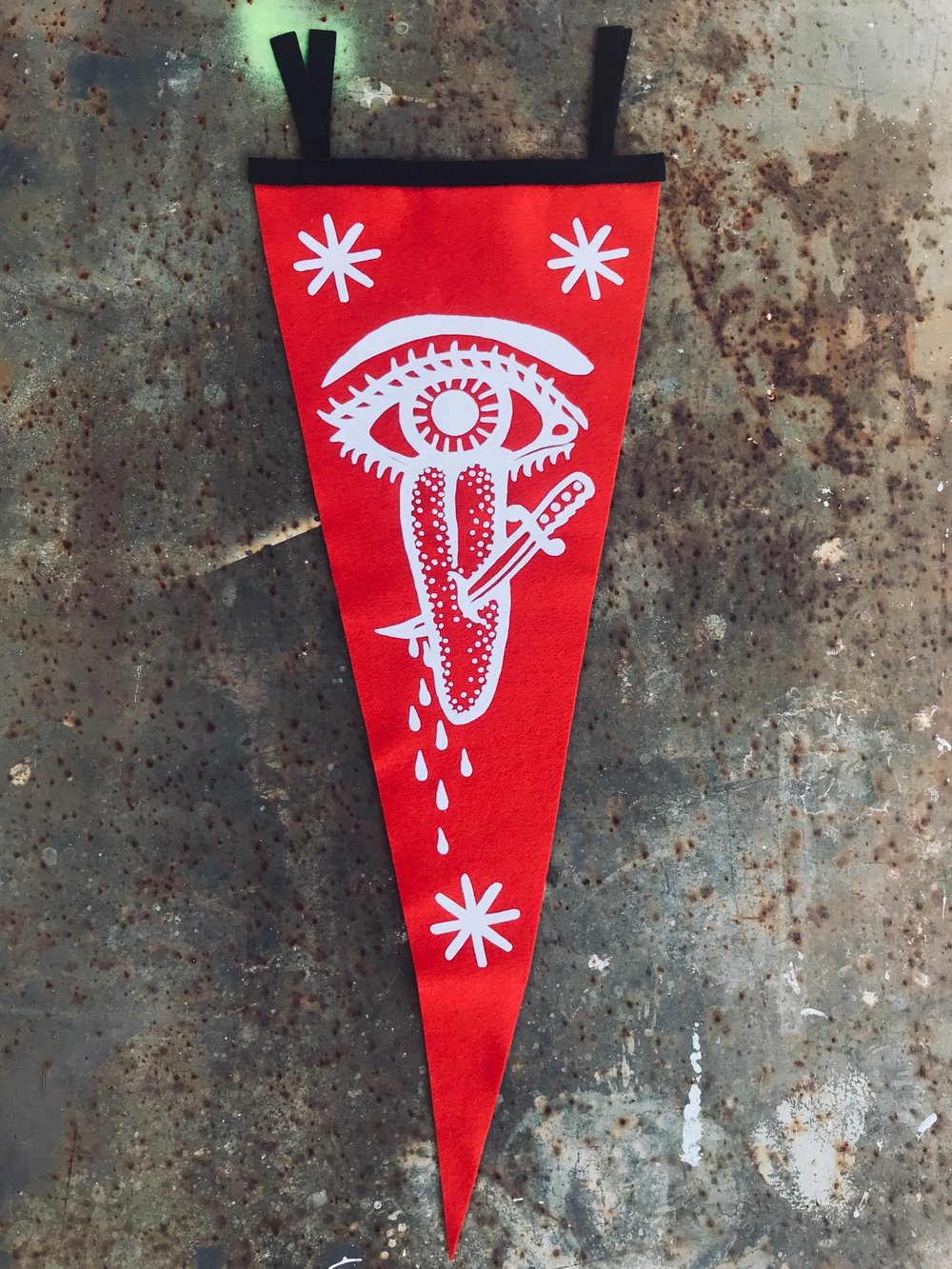 Ojo-Lengua Pennant Flag