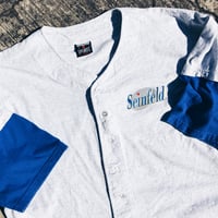 Original 90’s Seinfeld Button-Up Jersey Top.