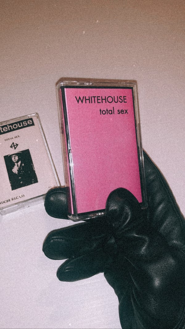 Image of WHITEHOUSE - TOTAL SEX -  BOOTLEG CASSETTE 