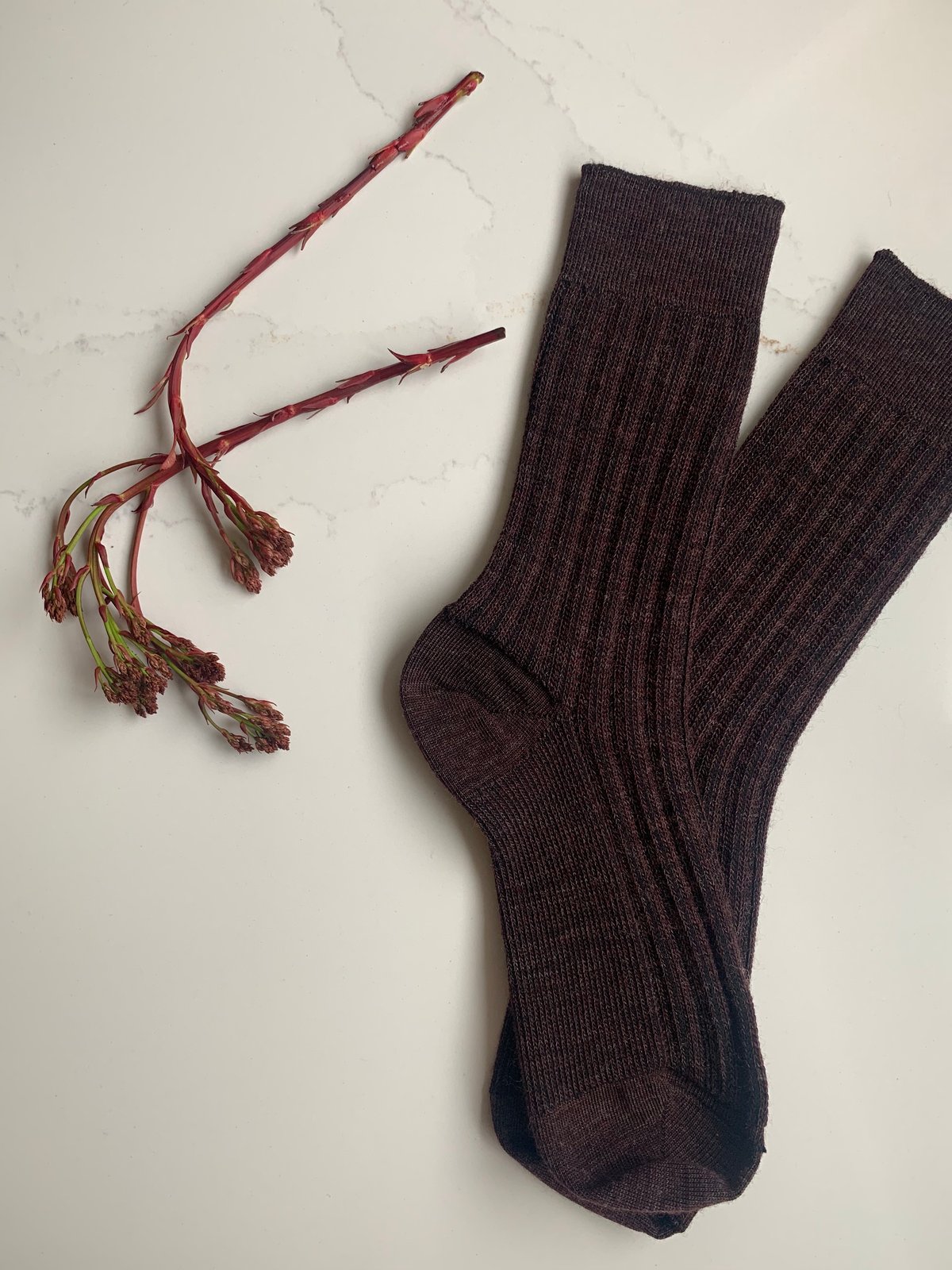 Image of Soft Merino Railway Socks 