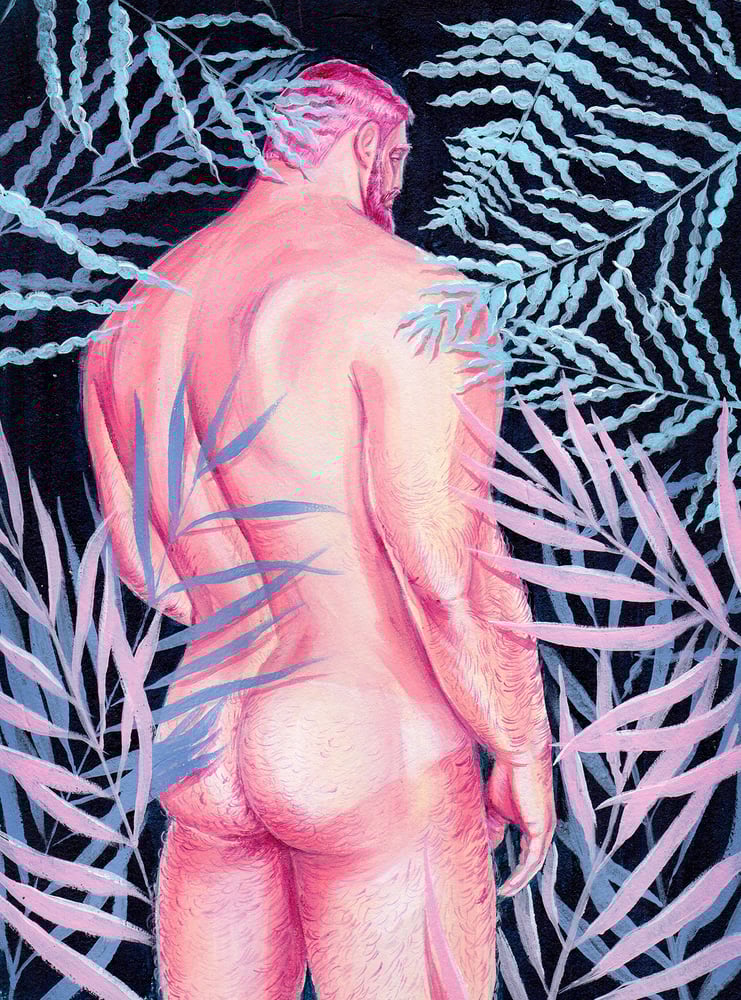 Image of Abel in the forest