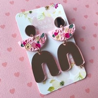 ‘Isla’ earrings - pink 