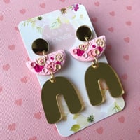 ‘Milla’ earrings - pink 