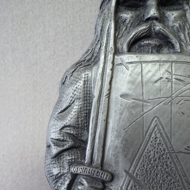 VIKING SHIELD WARRIOR (Cold-Cast 'PEWTER') - LIMITED EDITION No. 1 of 12