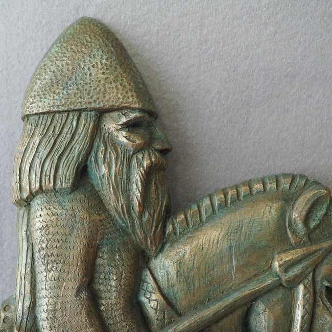 VIKING HORSEMAN (Cold-Cast BRONZE) - LIMITED EDITION No. 1 of 12