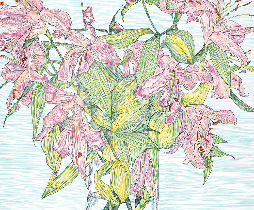 Image of Lilies in Decay - Print