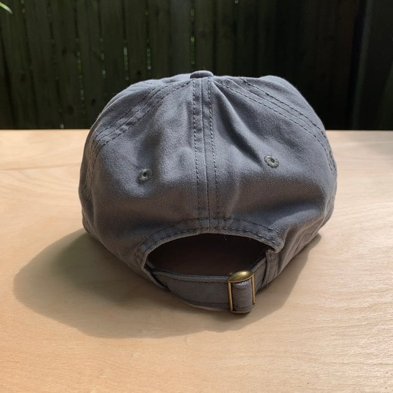 Lincoln Oval logo dad hat (Gray) Image 3