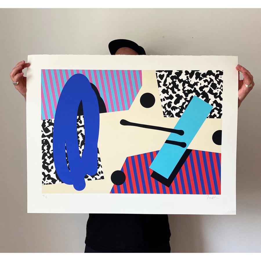 Image of ‘Suspended Elements’ screenprint 