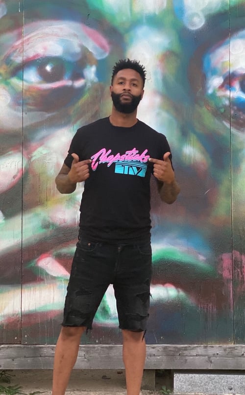 Image of Black Retro ChopsticksTv