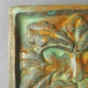 OLD GREEN MAN PLAQUE (Cold-Cast BRONZE and IRON)