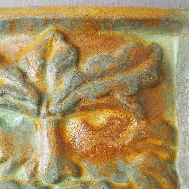 OLD GREEN MAN PLAQUE (Cold-Cast BRONZE and IRON)