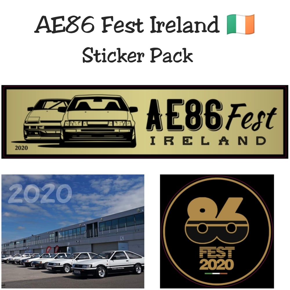 Image of AE86 Fest Ireland Sticker Pack