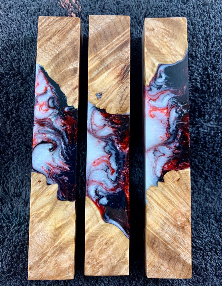 Image of Natural Maple Burl Hybrid Pen Blank 