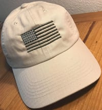 Image 2 of SUBDUED GREEN LINE FLAG HATS