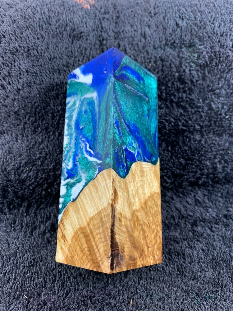 Image of Natural Ash Burl Hybrid Call/Handle Blank 