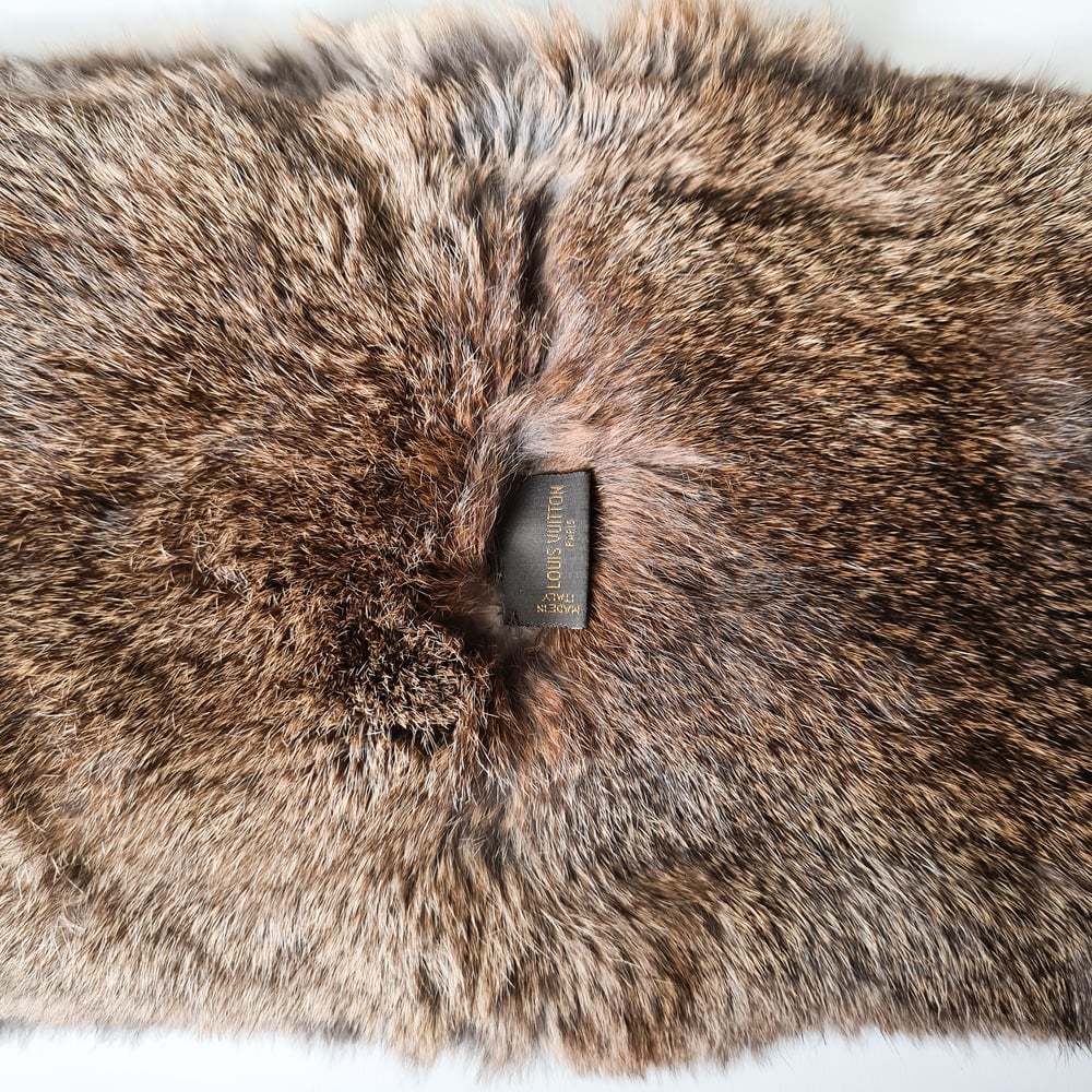 Image of Louis Vuitton Fur Scarf