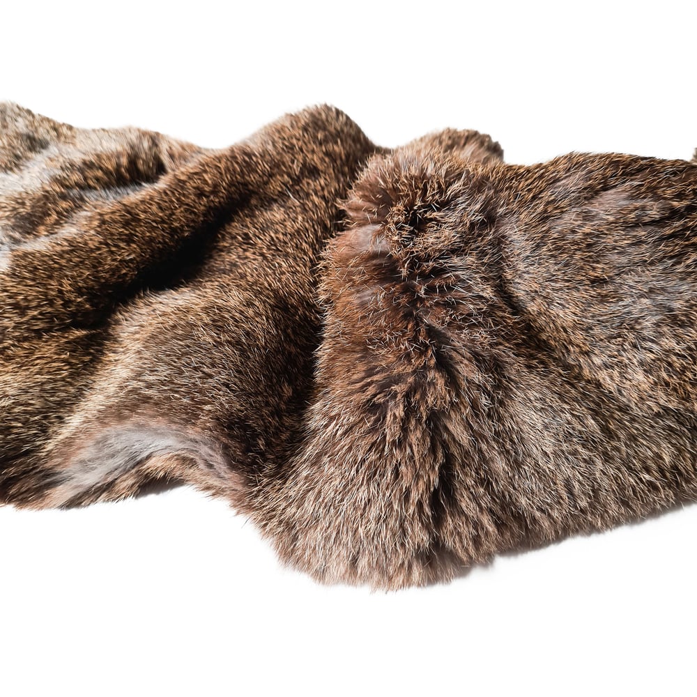 Louis Vuitton® The Ultimate Fur Scarf Brown. Size