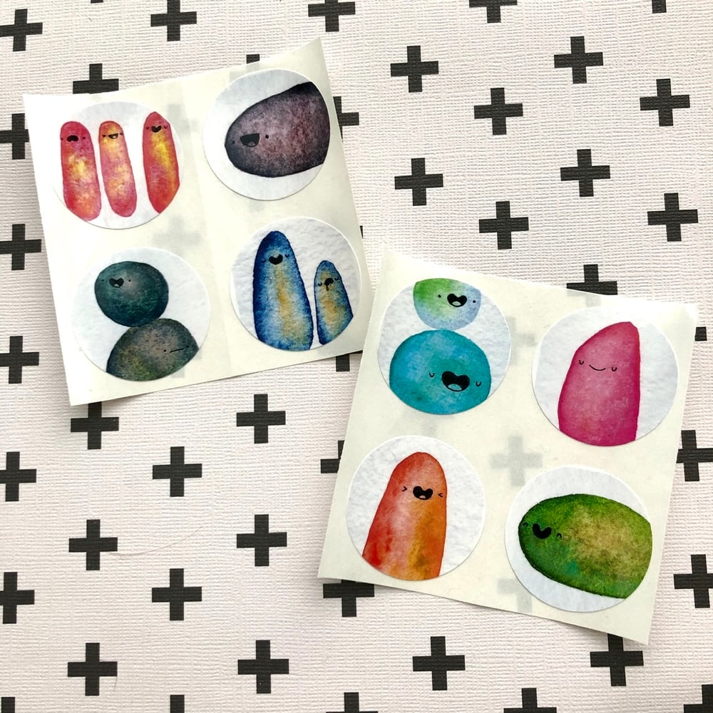 Image of lumpy friends sticker pack, volume 2 — SECONDS