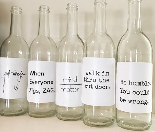 Image of Wine Bottle Label Kit