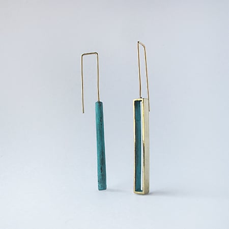 Image of Brass / Patina Small Shapes