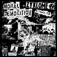 Image 1 of MORAL DEMOLITION / ZYKLOME A "Repression E.P" Split 7" EP
