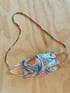 HAND BEADED MASK CHAIN - RAINBOW MULTI Image 2