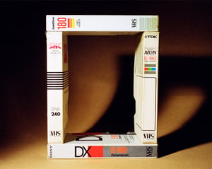 Image of Composición de cintas VHS