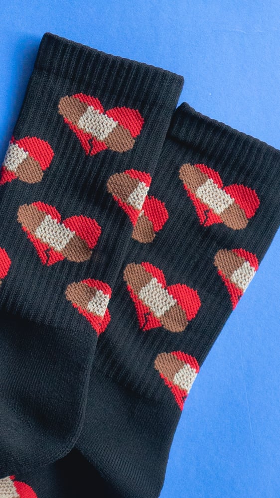 Image of BHC LOGO Knit Crew Socks
