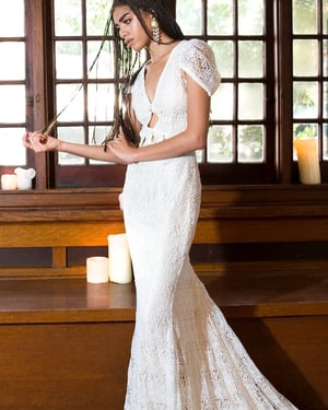 Image of  Franklin Wedding Dress. Size XL. Ivory. Daughters of Simone.