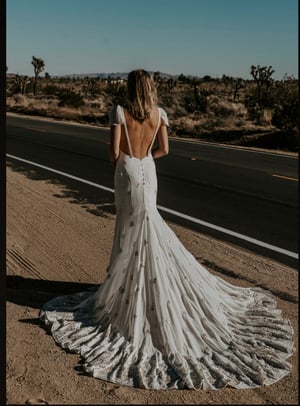 Image of Stevie Wedding Dress. Ivory. Daughters of Simone.