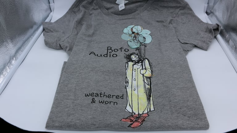 Woman's Weathered and Worn T / Grey Crew Image 3