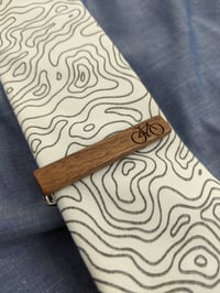 Image 3 of The Silent Pine's Hand Made Wood tie clips