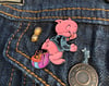 Shit's All Folks Pin Badge