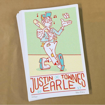 Image of Justin Townes Earle Poster