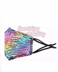 Image 2 of “Sparkling” Rainbow Mask
