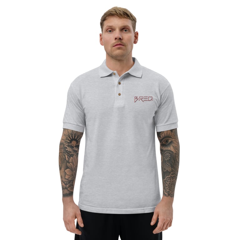 Bred Embroidered Polo Shirt