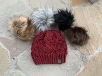 Image 1 of Add a Pom Pom to Any Hat (Faux Fur or Yarn)