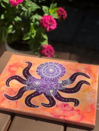 Image 3 of Purple mandala octopus