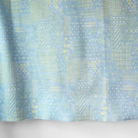 Image 3 of polka dots blue green vintage fabric peter pan 6/7 collar tank sleeveless courtneycourtney dress