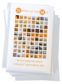 Nipples at the Met: Sticker pack