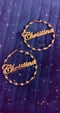 Image of Large Hoop Name Earrings